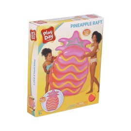 Play Day Inflatable Neon Pineapple Pool Float