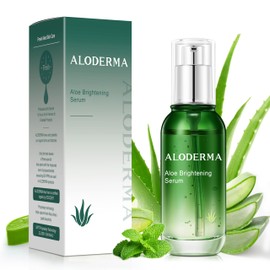 Aloderma Sérum Facial Iluminador De Aloe Vera Con 65 De Aloe Vera Orgánico, Niacinamida Y Vitamina C Para Una Piel Luminosa Y Radiante. Sérum Natural 