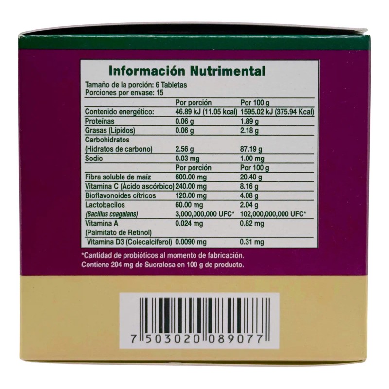 Exzon 90 Tabletas Masticalbles Biomiral Sabor Uva Uva