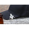 Freemason Hat Clip Bottle Opener - Silver & Black Masonic