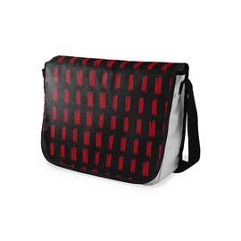 Le Jardin du Lin Digital Bedruckte Messenger Schultaschen mit Schwarzem Riemen für Mädchen und Jungen, Zurück zur Schule, Kuriertaschen für Schüler, Umhängetaschen, Größe: 29x36 Cm
