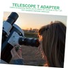 FELTECHELECTR Stainless Steel Telescope Adapter 1.25 Inch t Mount for