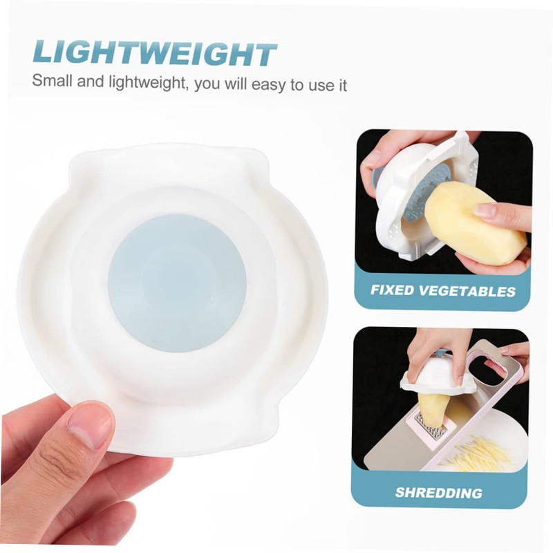 BIUDECO 2Pcs Household Grater Holders Hand Protectors for Safe Slicing