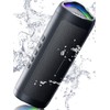 Bluetooth Speaker, Bluetooth Speaker, IPX7 Waterproof, Portable Speaker with LED