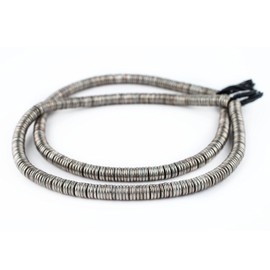 TheBeadChest Silver Beads, Full Strand of Quality Metal Spacers for DIY Jewelry Design