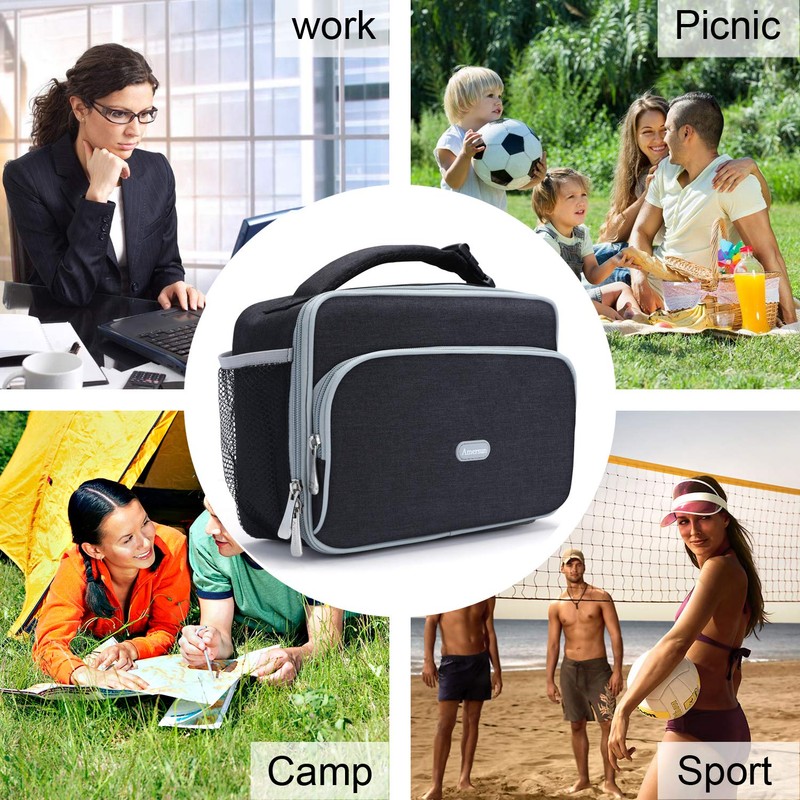 Amersun Lunch Box for Men - Sturdy Insulated Lunch Bag