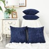 CaliTime Pack of 4 Cozy Throw Pillow Covers Cases for