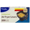 Reynolds Kitchens Air Fryer Liners 9'', 200 pcs Unbleached Parchment