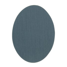 6 Medium Grey thermoadhesive Children's Knee Pads. Elbow Pads to Protect Your Clothes and Repair Pants, Jackets, Sweaters, Shirts. 10,5 x 8 cm. Ref. 10. Medium Grey