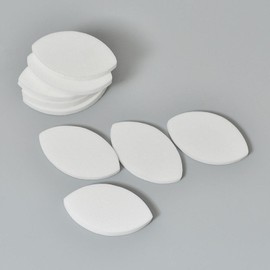 perfeclan 10 Pieces Lash Sponges for Practice Eye Shaped Sponge Multifunction Lash Training Sponge Eyelash Extension Sponge for Salon