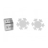 Miniblings Snowflake Stud Earrings Snow Winter Ice Crystal Handmade Fashion