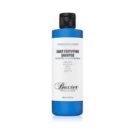 Baxter of California Daily Fortifying Shampoo - Strengthens and Repairs Scalp and Thinning Hair - Shower Accessories for Men - Paraben Free - 236ml