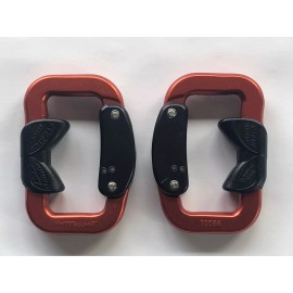 Miniplane Paraglider Carabiners for 25mm belt, Pair for Paragliding