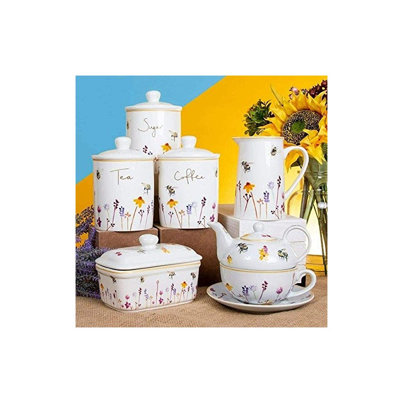 Jennifer Rose Busy Bees Melamine Small Snack Tray 23 x
