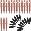 Baluue Crocodile Alligator Clips - 15pcs Mini Metal Alligator Clip