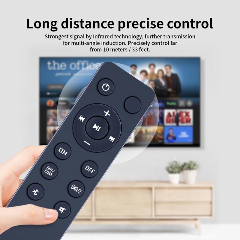 New RC80B Replacement Remote Control Compatible with ﻿EDIFIER Speakers RC80B