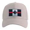 Red Line Canada Beige Baseball Hat,Cap with Canadian Maple Flag