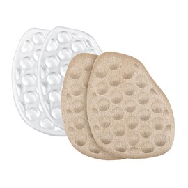 FOMIYES 2sets 2 Pairs Comfortable High Heel Inserts Transparent Forefoot Cushions Non Slip Pads for Men Women Soft Foot Support for All Shoe Types 2pairs*2