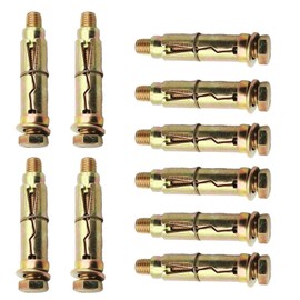 Wmzjnljy 10pcs M6 x 60mm Expansion Bolts, Plugs Concrete Ground Anchor Bolts Ideal for Concrete Machinery & Furniture(Z46-10)