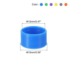 sourcing map 12-in-1 Set Antenna Rubber Group Ring for H-777 RT22 RT21 RT27 RB15 RB18 RT35 RT17 RT18 RT19 RT28 H-777S Walkie Talkies, Rubber Ring, 6 Colours