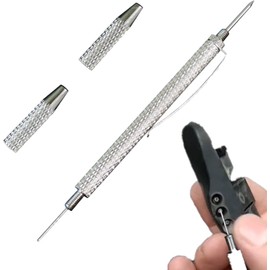 Shoyisenka Windshield Sprayer Nozzle Needle, 2-in-1 Windscreen Washer Wiper Nozzle Adjustment Tool, Automotive Replacement Windshield Wiper Nozzles for Blockage Removal