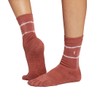 toesox Women's Grip Crew Socks - Non Slip Crew Full
