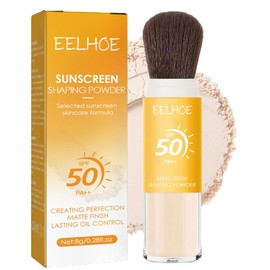 Dulele Sunscreen Setting Powder, Mineral Matte Finish Loose Face Powder, SPF 50, Natural, Translucent, Oil Control, Minimizes Fine Lines & Pores