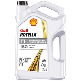 Shell Rotella T1 Conventional SAE 30 Diesel Engine Oil (CF-2/SL, 1-Gallon, Single)