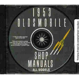 1953 OLDSMOBILE FACTORY REPAIR SHOP & SERVICE MANUAL CD - INCLUDES: Deluxe 88 (Eighty-Eight), Super 88 (Eighty-Eight) and 98 (Ninety-Eight) (includes the Sedan, Holiday Coupe, Convertible Coupe