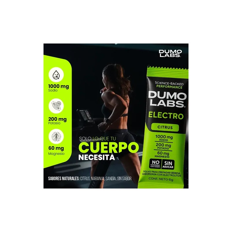 Dumo Electro Electrolitos Orales Polvo Sodio Magnesio 30 Pz