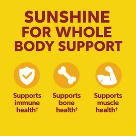 Vitamin D3 1000 IU (25 mcg), 650 Softgels, Vitamin D + Essential Vitamins & Dietary Supplements Guide by Chloe’C Store – Bone, Teeth & Muscle and Immune Health Support