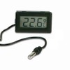 Digital Panel Mount Temperature Thermometer - LCD Display Celsius °C