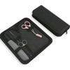 Black Scissor Leather Case Storage Case - WFG71RO / 가위 가죽케이스 검정 가위집 보관케이스-WFG71RO