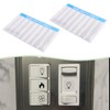 ECSiNG 6PCS Light Switch Electrical Breaker Panel Stickers 21.6x14cm Transparent