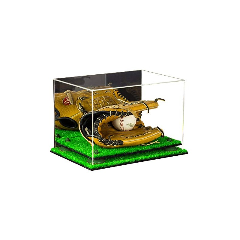 Better Display Cases Acrylic Baseball Glove Display Case with Mirror,