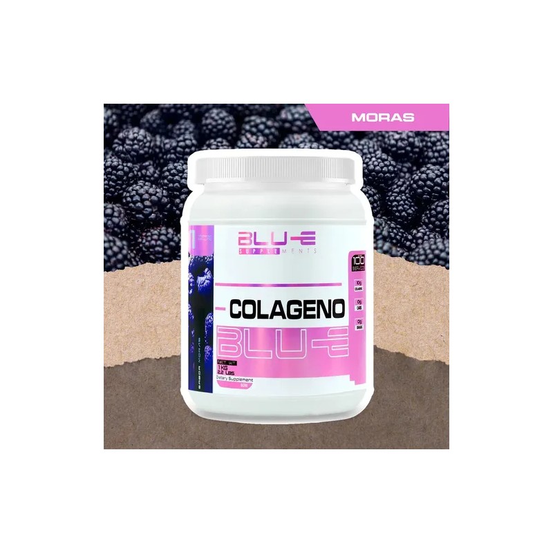 Suplemento En Polvo Blu-e Supplements Sabor Moras X 1kg