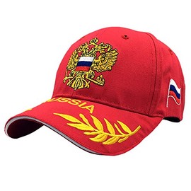 LOCOMO Men Women Baseball Cap Russia Russian Country Flag Coat of Arms Imperial Two Headed Eagle Emblem Badge Patriot