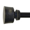 Stockton 48-86 Inch Adjustable Curtain Rod Set, 5/8 Inch Diameter