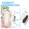 QBUC for Ford 360°Protector TPU Key fob Cover with Keychain