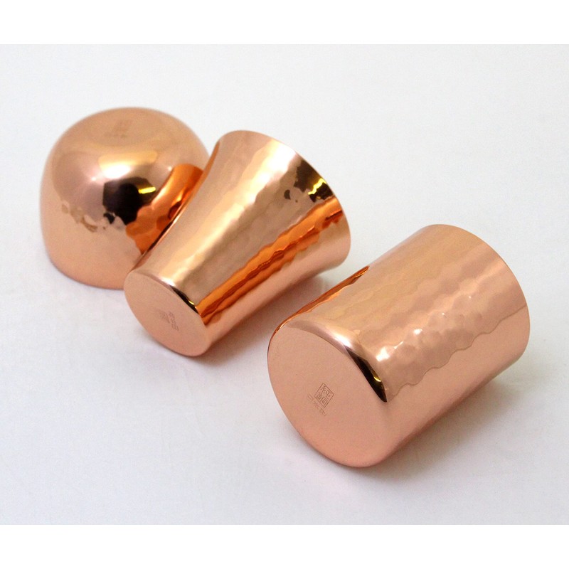 Asahi Super Commitment Copper Cup Pure Copper, Cold Sake Cup