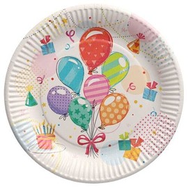 PAPSTAR Fete 88582 Paper Plates Round Diameter 23 cm Pack of 10