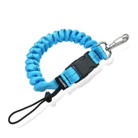nitescuba Spiral Cable Spring Coil for Diving, Diving Accessories, Anti-Lost Spring Coil Lanyard with Quick Release Buckle for Underwater Cameras and Diving Flash Lights, blue