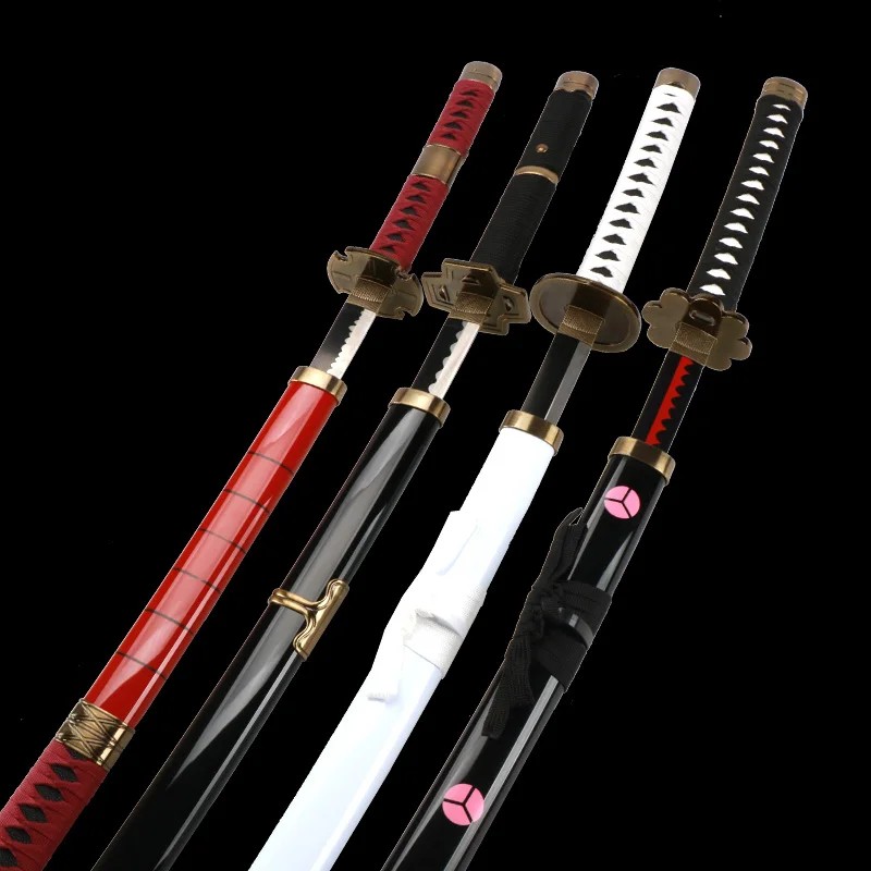 Stock Anime Swords Katana Not Sharp Equipped with Sword HolderColor: