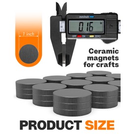 Magnet Ceramic Magnets 110 Pcs Strong Magnets for Craft Magnets with Adhesive Backing Perfect for Refrigerator, Craft Hobbies, Science Projects and School Notice Boards