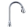 Dura Faucet DF-PK350L-CP Non-Metallic Dual Lever Pull-Down Rv Kitchen Faucet