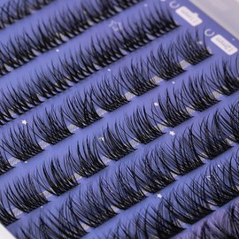 Melearch Lash Extension, 90PCS DIY Lash Clusters Eyelash Extension Kit, 11-14mm C D Curl Individual Lashes Kit with Lash Bond and Seal