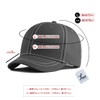Laquest Short Brim Stitched Short Brim Cap, Large Size, Maximum