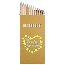 Azeeda 12 x 'Bridal Shower Party' Long 178mm Coloured Pencils/Pencil Set (PE00076965)