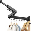 LIENAHU Clothes Drying Rack Wall Mounted(can fold Upward),Laundry Drying Rack,Laundry