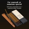 Dhrya Black Oud Incense Sticks with Rosewood Incense Holder, 33